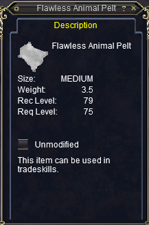 Flawless Animal Pelt
